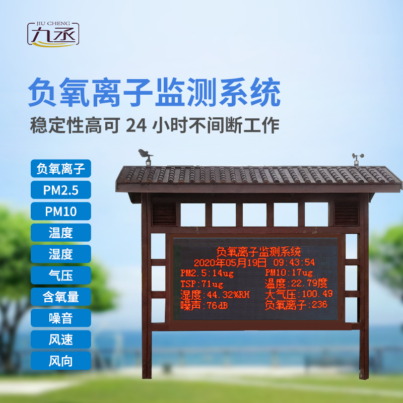 负氧离子在线监测系统